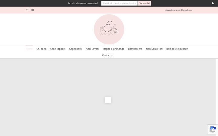 Screenshot of elisaarteconamor.com