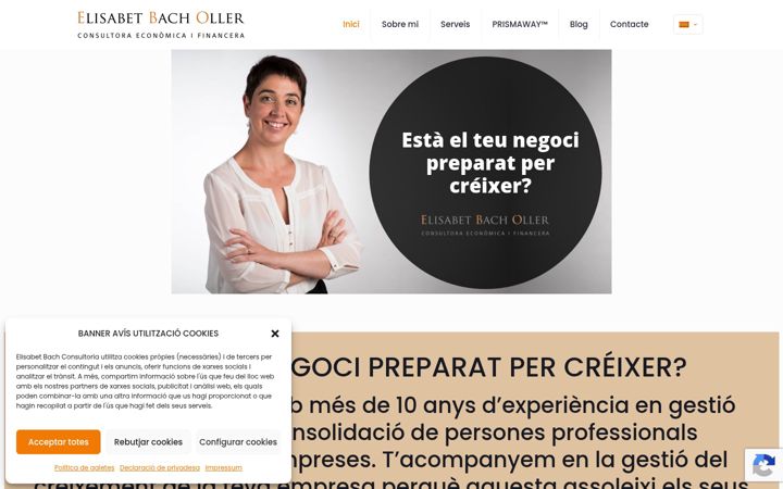 Screenshot of elisabetbach.com