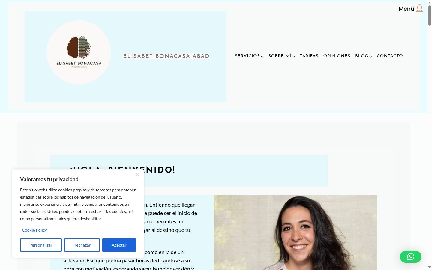 Screenshot des Einwilligungsbanners vor jeglicher Interaktion