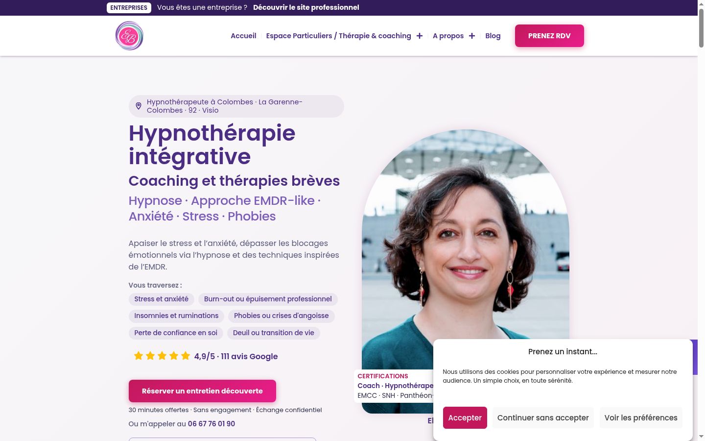 Sutikimo reklamjuostės, rodytos prieš bet kokią sąveiką, ekrano kopija