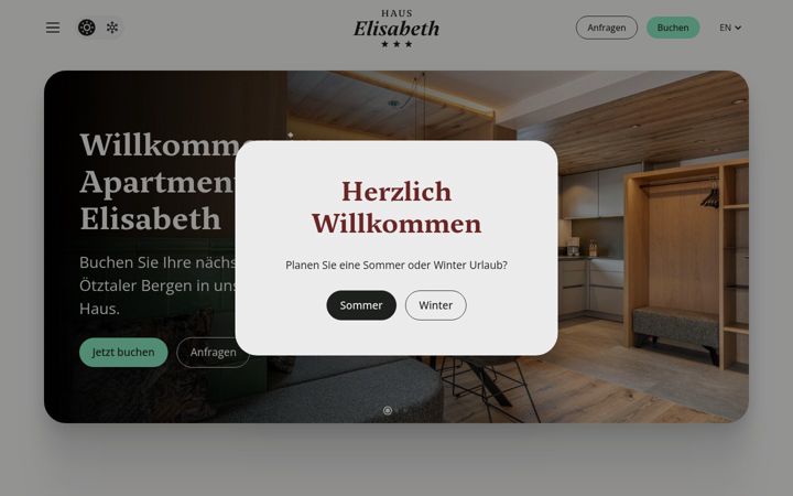 Screenshot of elisabeth-gurgl.com