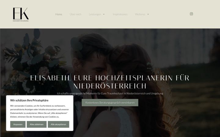 Zrzut ekranu elisabeth-kern.at