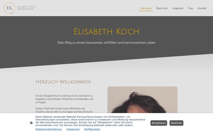 Snímek obrazovky elisabeth-koch.de