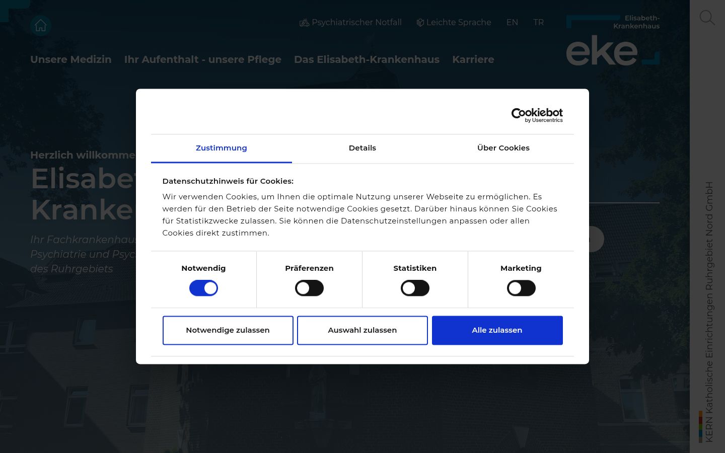 Zrzut ekranu banera zgody wyświetlanego przed jakąkolwiek interakcją