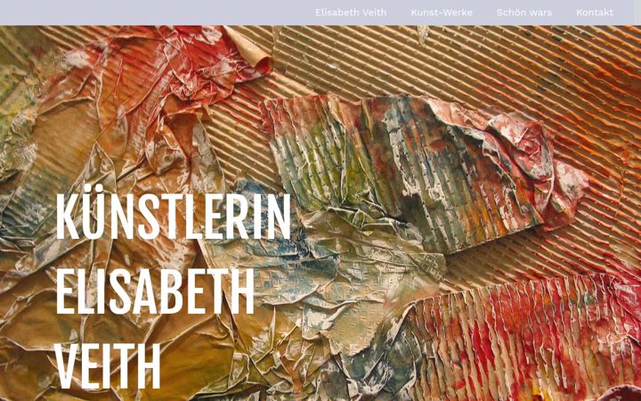 Ekrānuzņēmums no elisabeth-veith-kunst.de