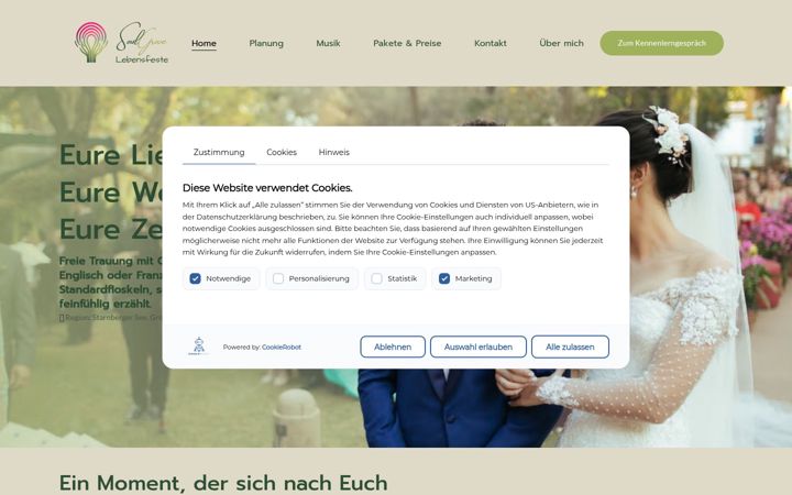 Ekrānuzņēmums no elisabeth-wacker.de