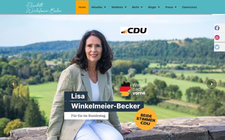 Ekrānuzņēmums no elisabeth-winkelmeier-becker.de