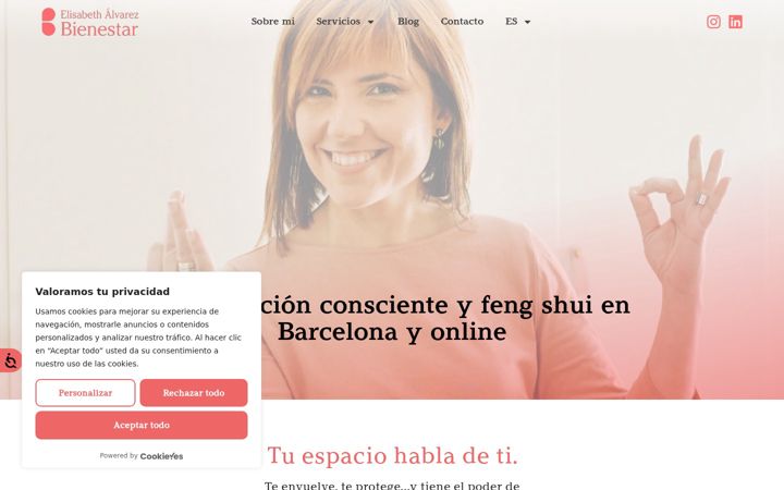 Screenshot of elisabethalvarez.com