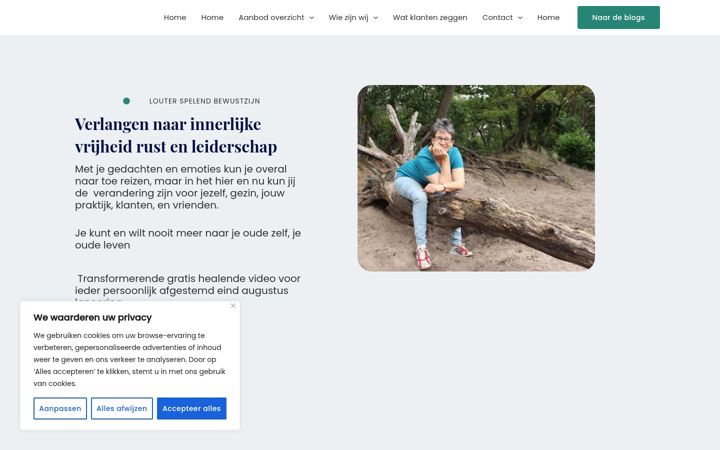 Snímek obrazovky elisabethmarialouter.nl