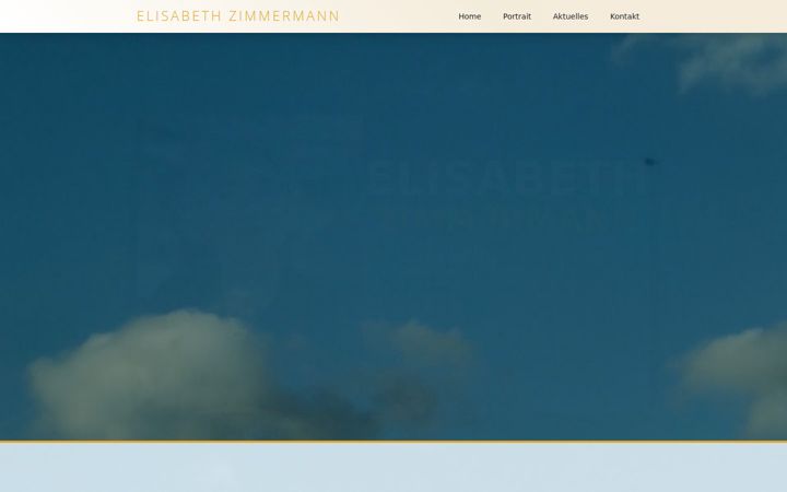 Skjermbilde av elisabethzimmermann.ch