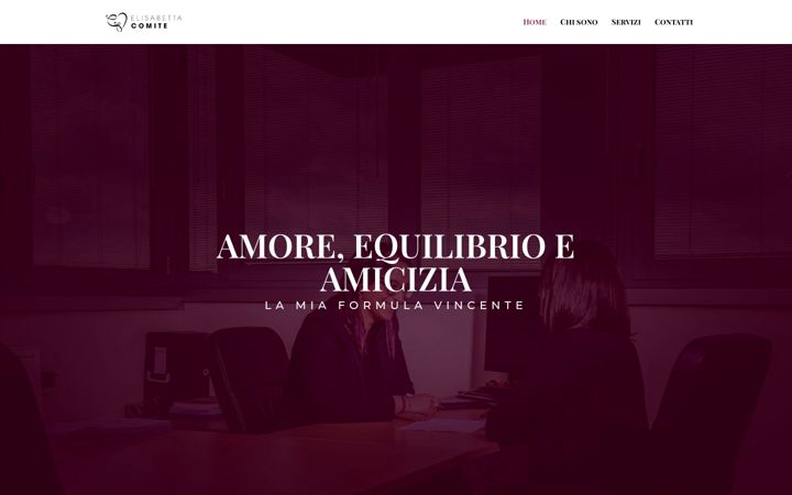 Screenshot of elisabettacomite.com