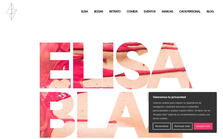 Screenshot of elisablaz.com