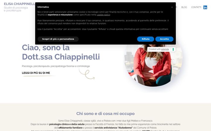 Képernyőkép: elisachiappinelli.it
