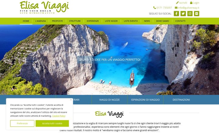 Screenshot of elisadream.com