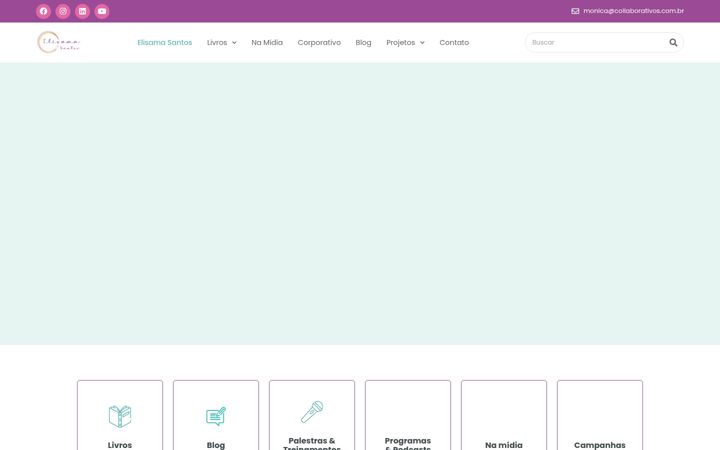 Screenshot of elisamasantos.com.br