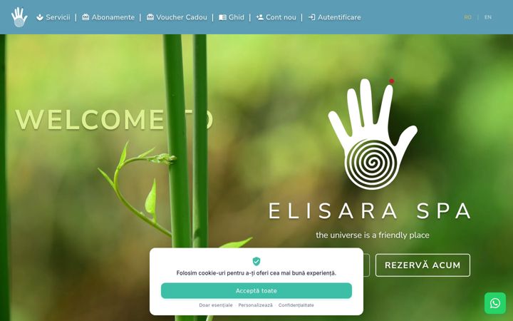 Екранна снимка на elisara.ro