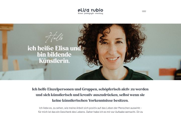 Екранна снимка на elisarubio.de