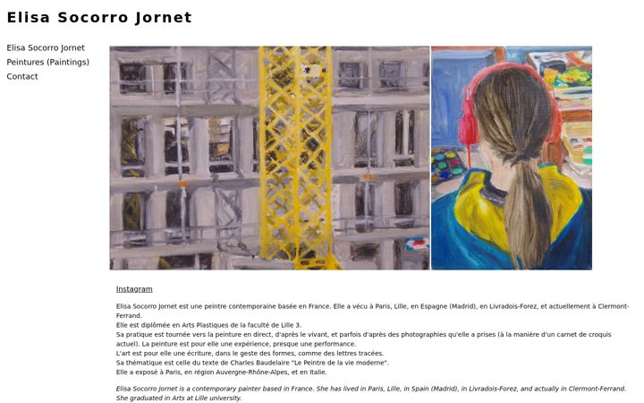 Screenshot of elisasocorrojornet.com