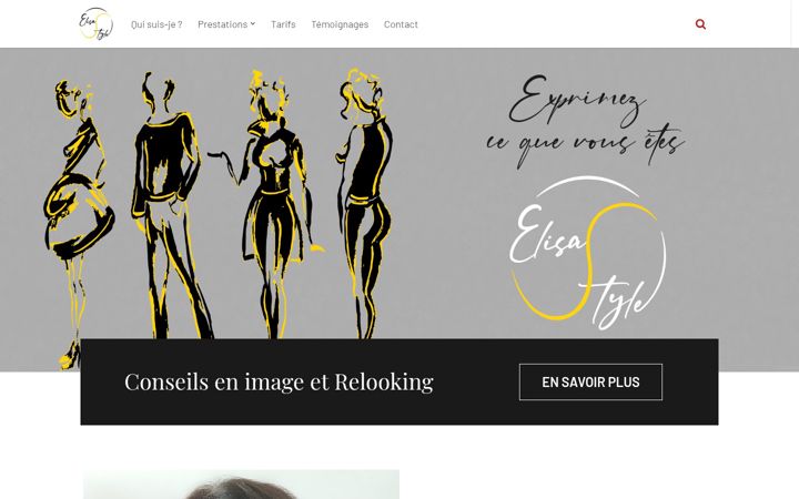 Screenshot ta' elisastyle.fr