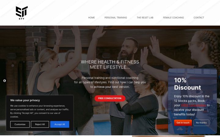 Screenshot of elisatt.com