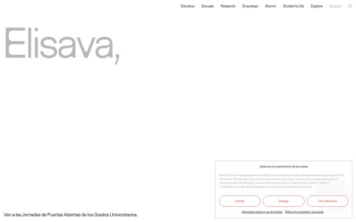 Screenshot of elisava.net