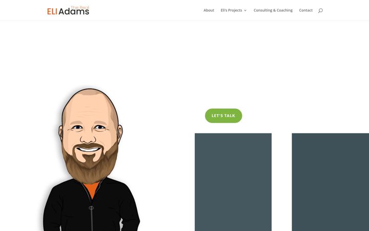 Screenshot of eliscorner.com