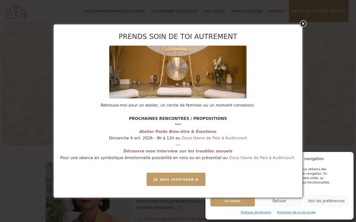 Screenshot of elise-coach-holistique.com