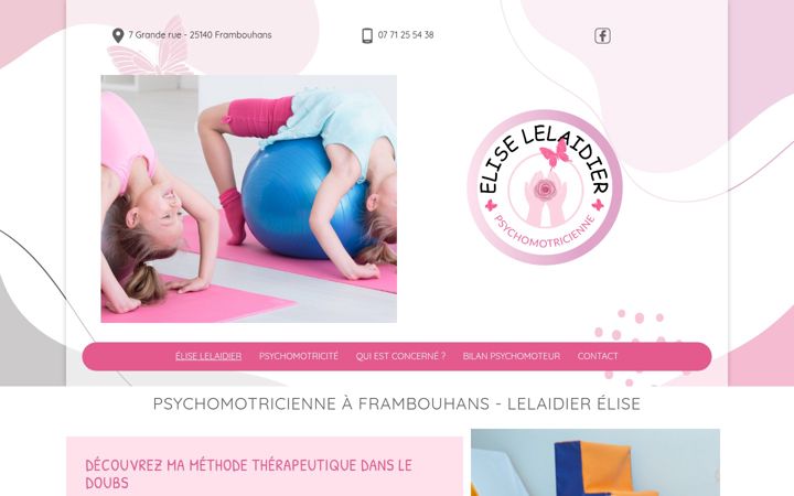 Screenshot ta' elise-lelaidier-psychomotricienne.fr