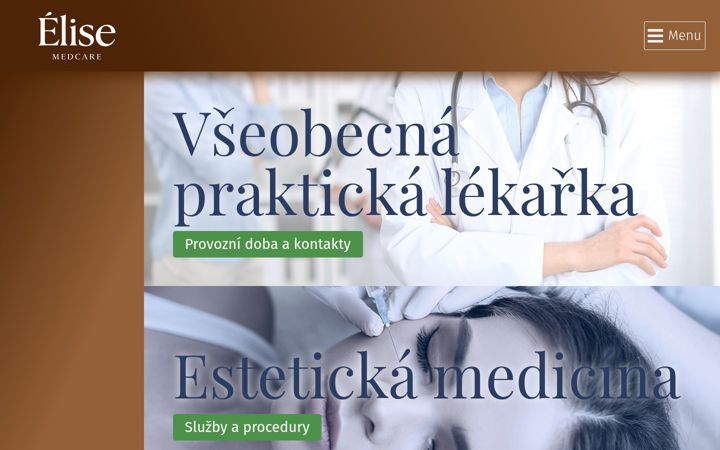Zrzut ekranu elise.cz