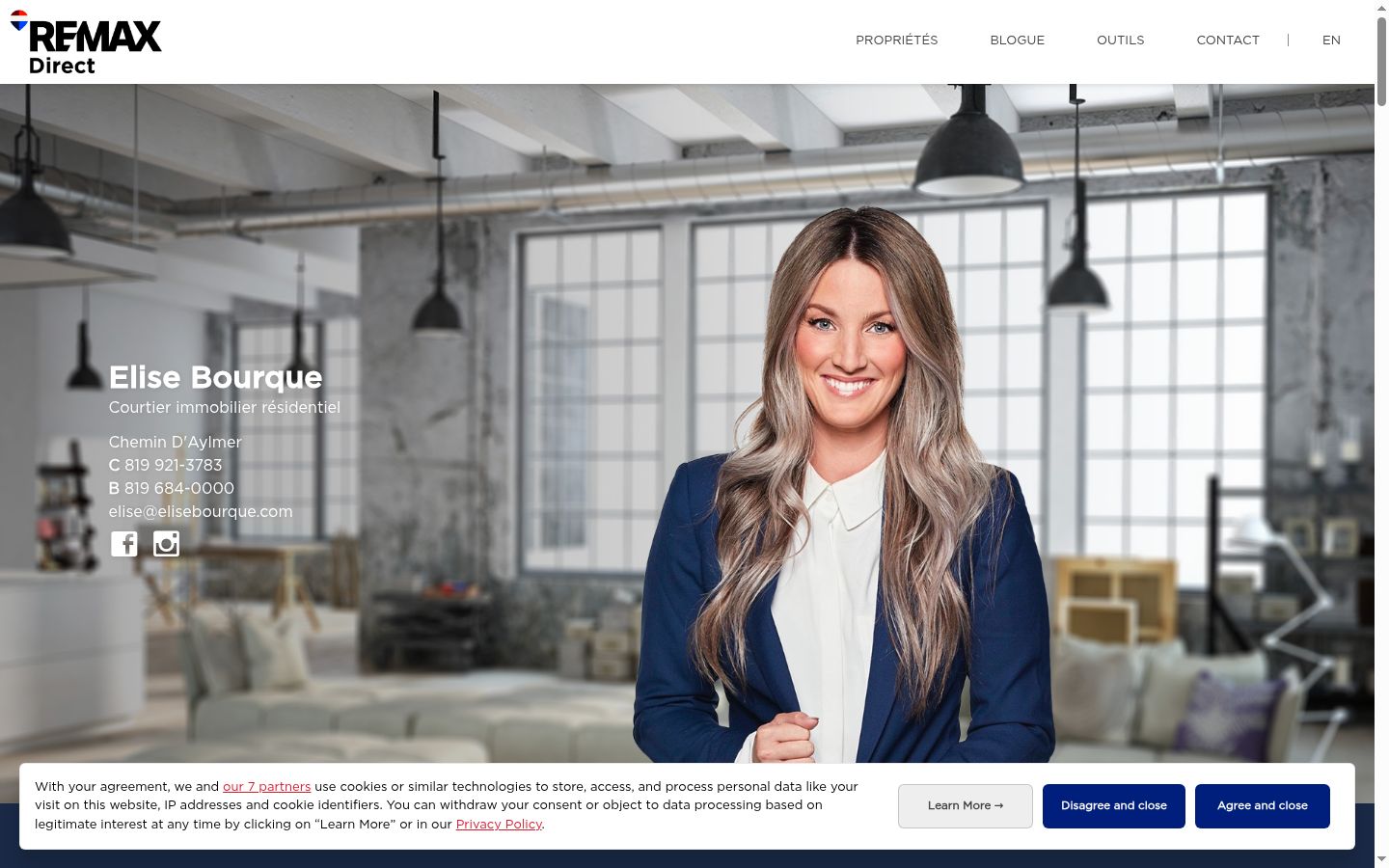 Sutikimo reklamjuostės, rodytos prieš bet kokią sąveiką, ekrano kopija