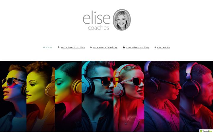Screenshot of elisecoaches.com