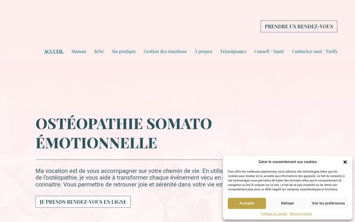 Screenshot ta' eliseconnan.fr