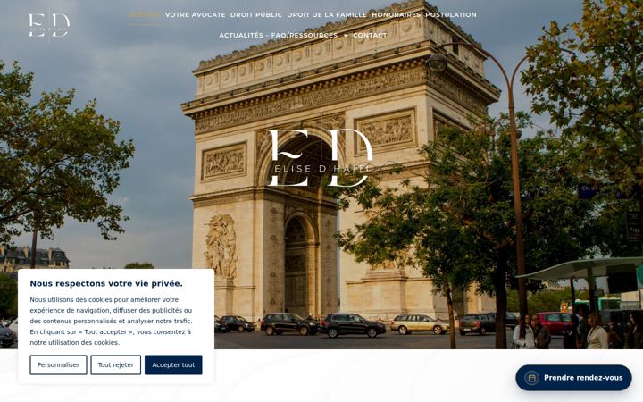 Screenshot ta' elisedhaiti-avocat.fr