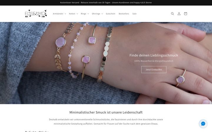 Екранна снимка на eliseetmoi.de