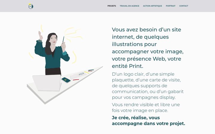 Screenshot of elisejuillot.com