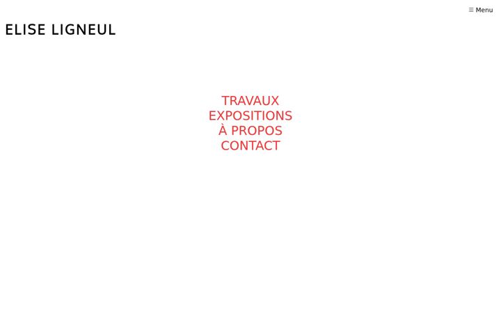 Screenshot of eliseligneul-art.com