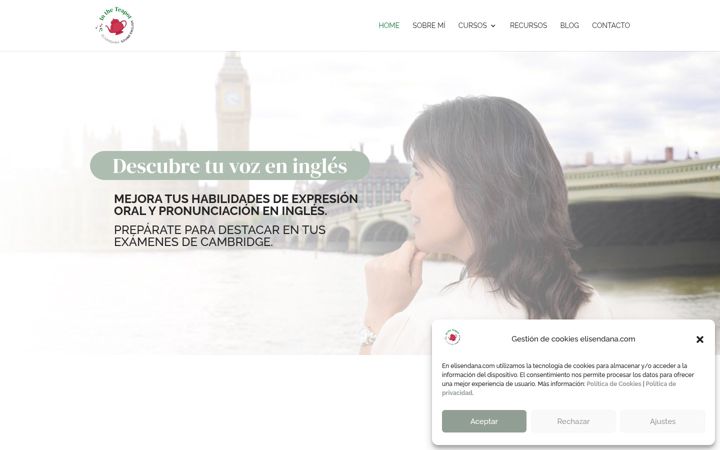 Screenshot of elisendana.com