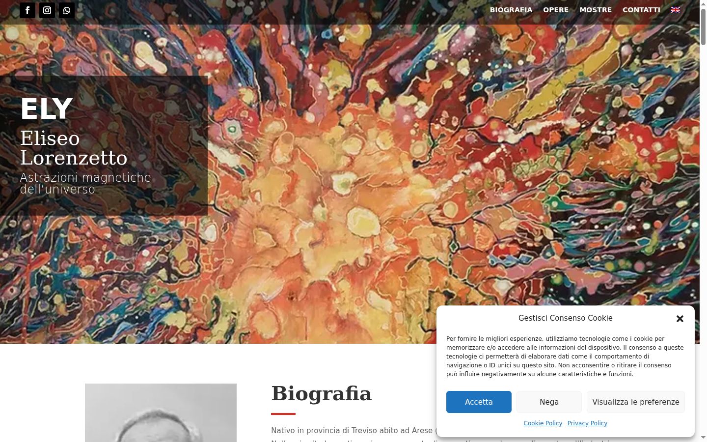 Screenshot des Einwilligungsbanners vor jeglicher Interaktion