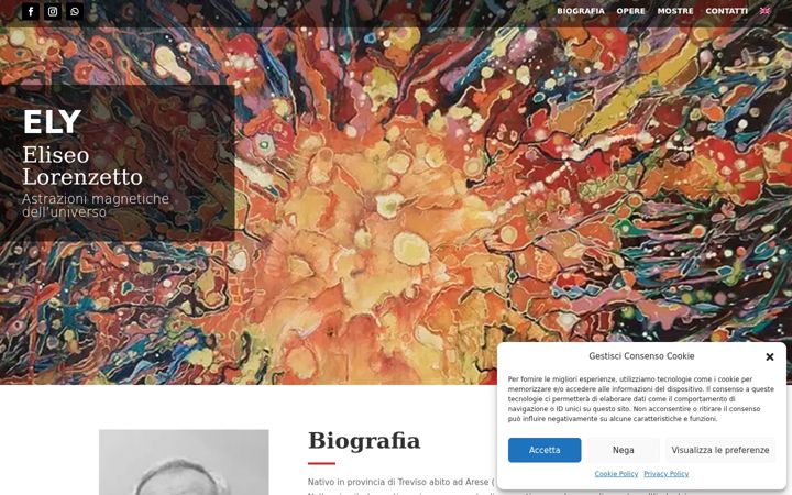 Screenshot von eliseolorenzetto.it