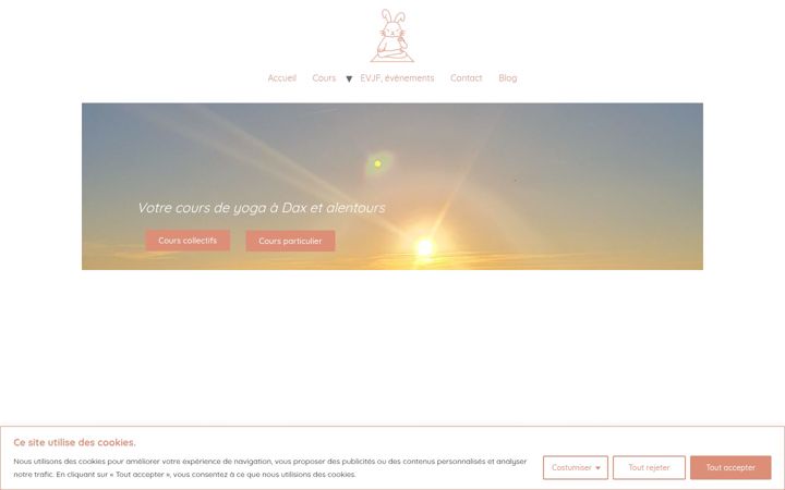 Screenshot ta' eliseyogastudio.fr