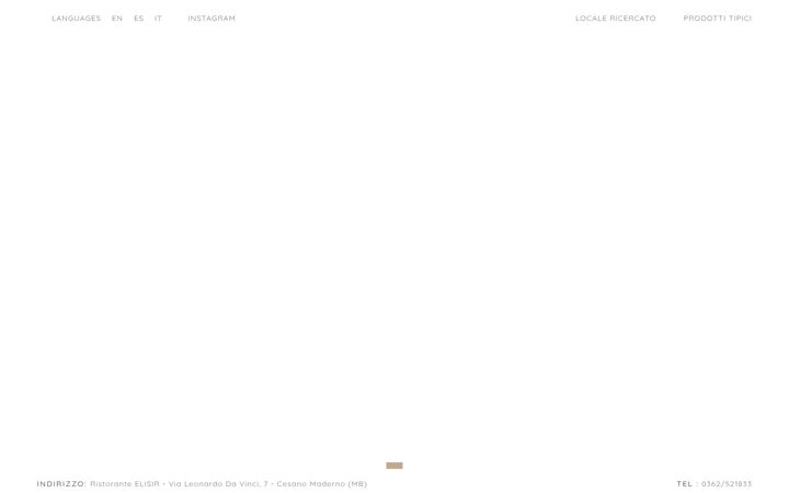 Screenshot of elisirbrasserie.com