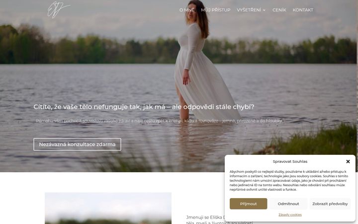 Screenshot ta' eliskadomian.cz