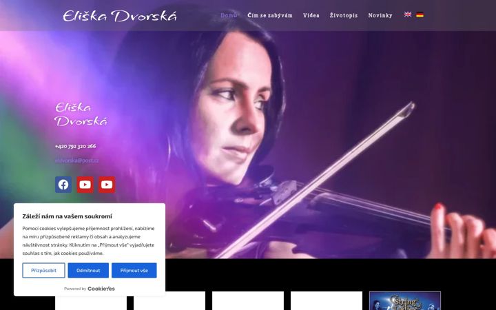Screenshot ta' eliskadvorska.cz