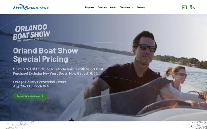 Screenshot of elismarine.com