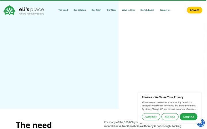 Screenshot of elisplace.org