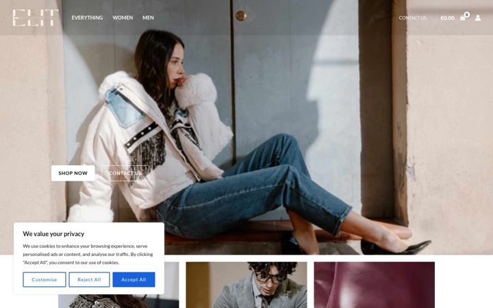 Screenshot of elitalyspain.com