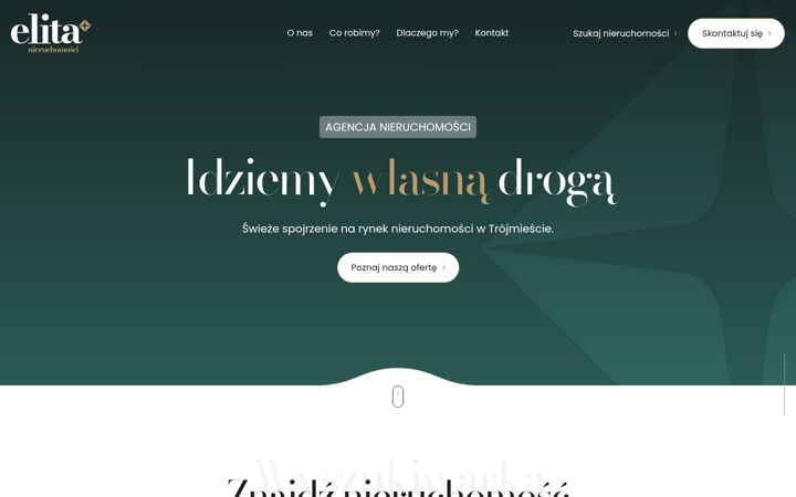 Captura de pantalla de elitanieruchomosci.pl