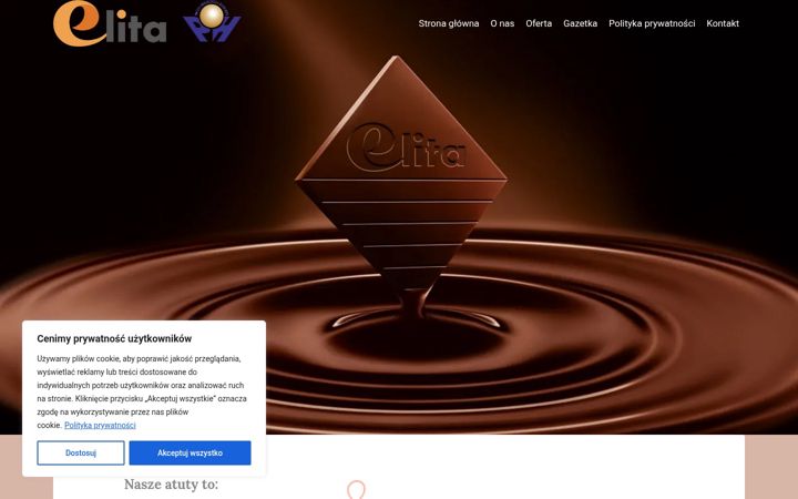Captura de pantalla de elitaslodycze.pl