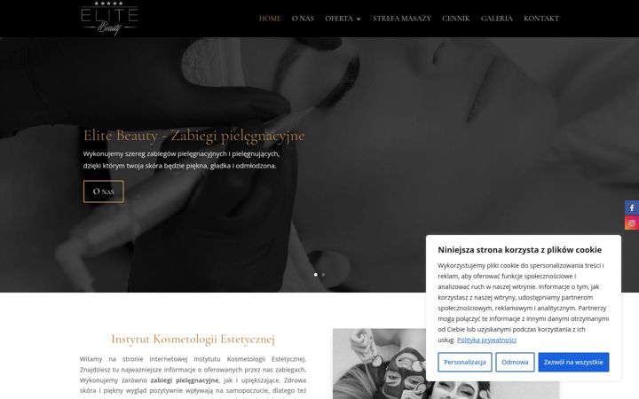 Captura de pantalla de elite-beauty.com.pl