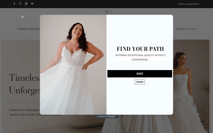 Screenshot of elite-bridal.com